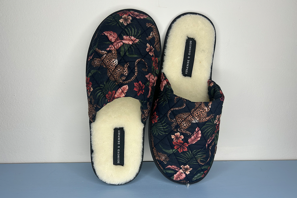 Best slippers Indybest review Desmond & Dempsey Soleia leopard multi