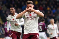 Viktor Gyokeres set to miss Arsenal’s clash with Slavia Prague