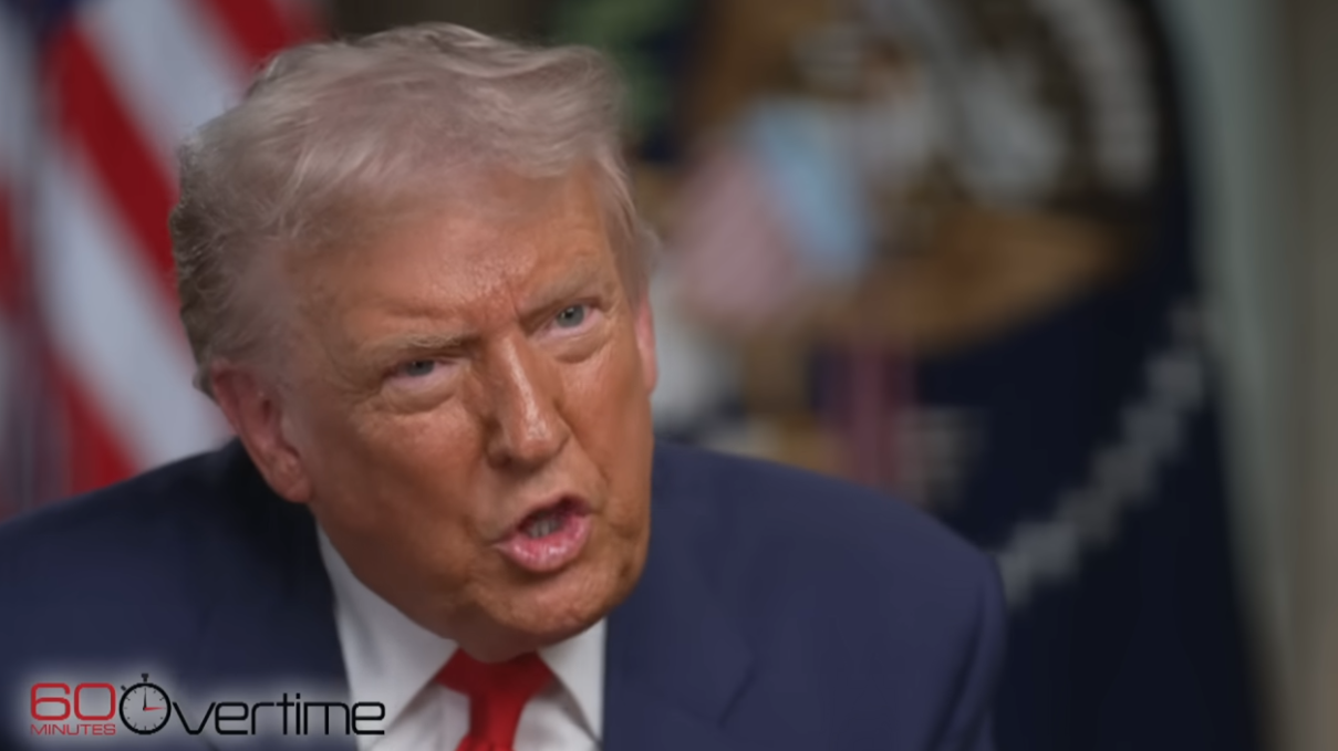 In a portion of his much-anticipated '60 Minutes' interview that only aired online, Donald Trump heaps praise on new network leaders Bari Weiss and David Ellison while boasting about his settlement.
