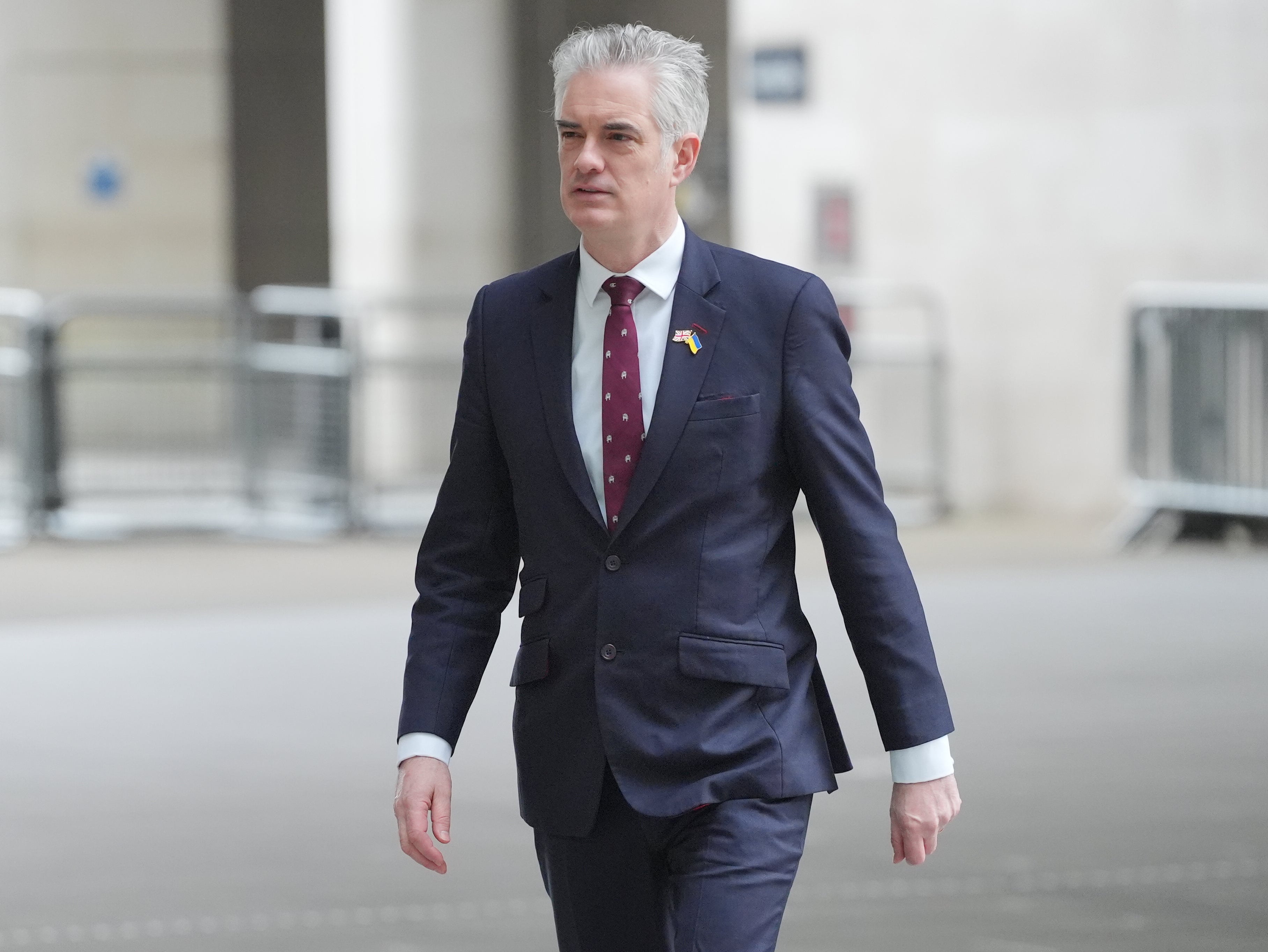 Shadow defence secretary James Cartlidge (Jonathan Brady/ PA credit)