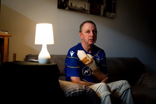 <p>Stephen Crean sustained multiple injuries after a number of people were stabbed on the train</p>