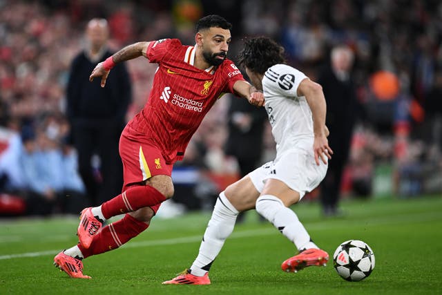 <p>Salah is among the players hoping to have rediscovered their form at a crucial time</p>
