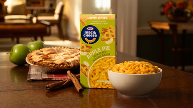 <p>Kraft has introduced a new, limited-edition apple pie-flavored mac & cheese ahead of the holiday season, combining two iconic Thanksgiving dishes into one meal</p>