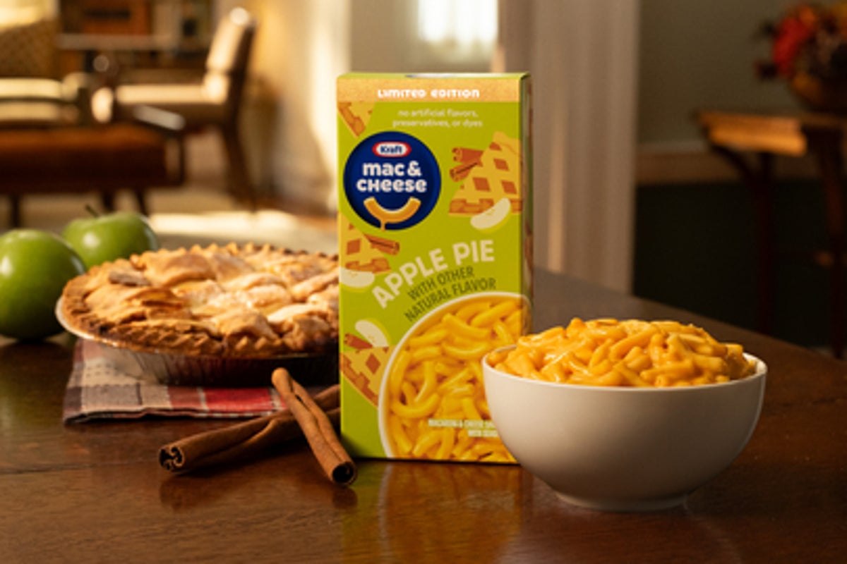 As American as apple pie-flavored mac and cheese: Kraft debuts new flavor for iconic side As American as apple pie-flavored mac and cheese: Kraft debuts new flavor for iconic side