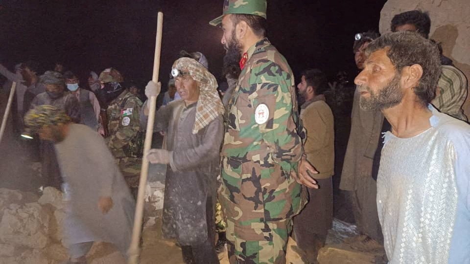 <p>Rescue operations following the earthquake in Afghanistan</p>