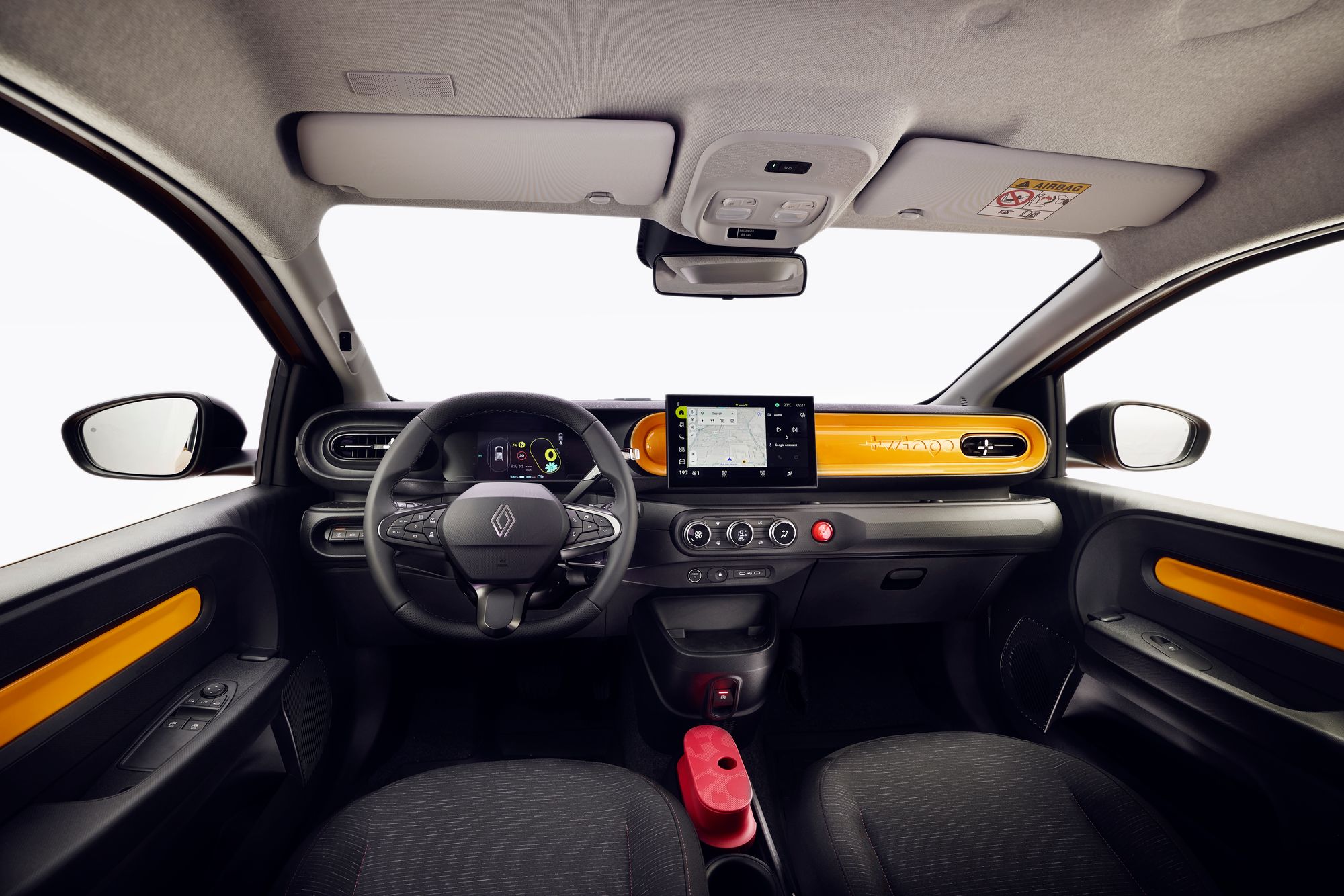 The new Renault Twingo may be cheap, but it still gets twin digital screens and a cute interior