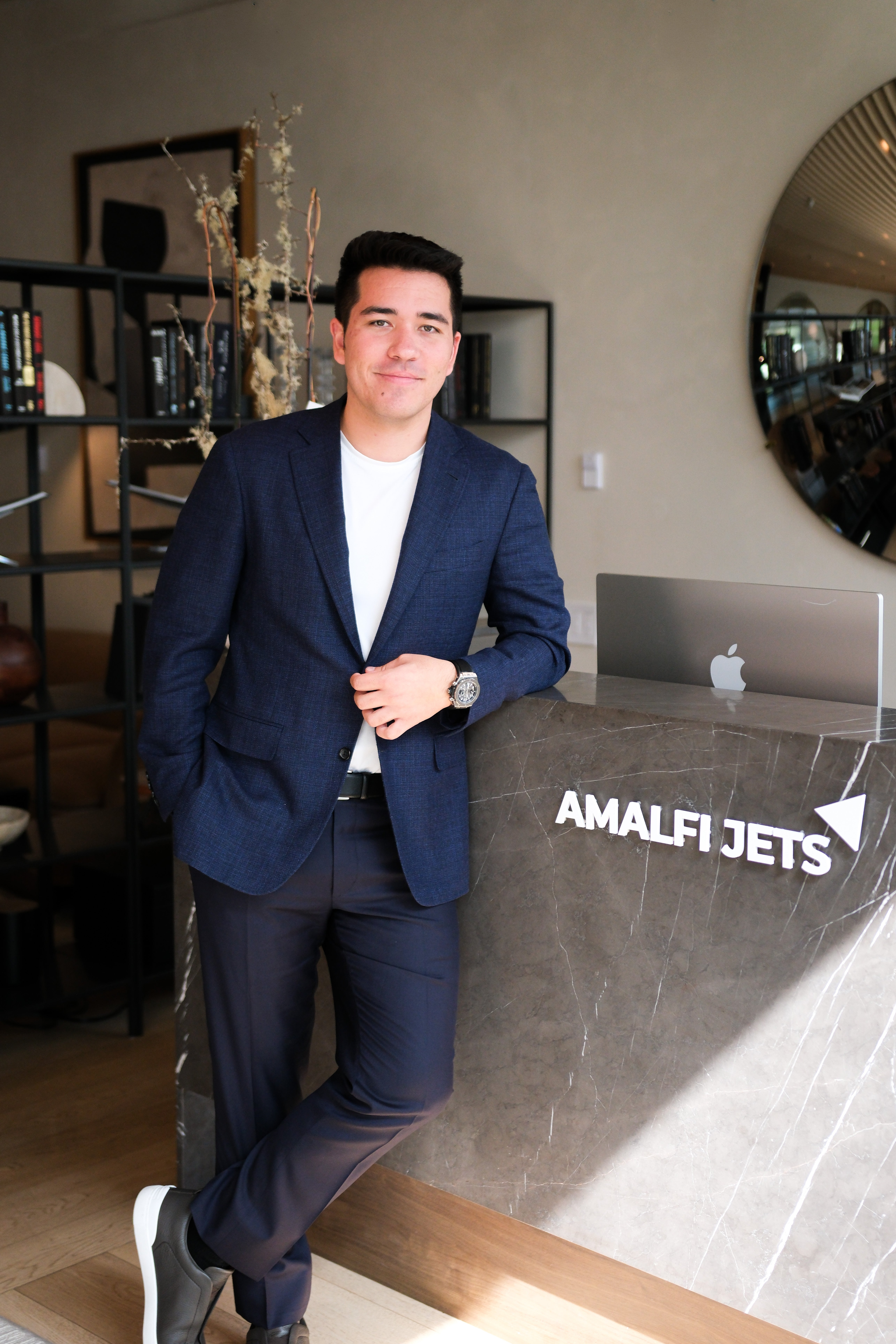 Colin Jones founded Amalfi Jets in 2020 when he was only 18 years old and had just received his pilot's license.
