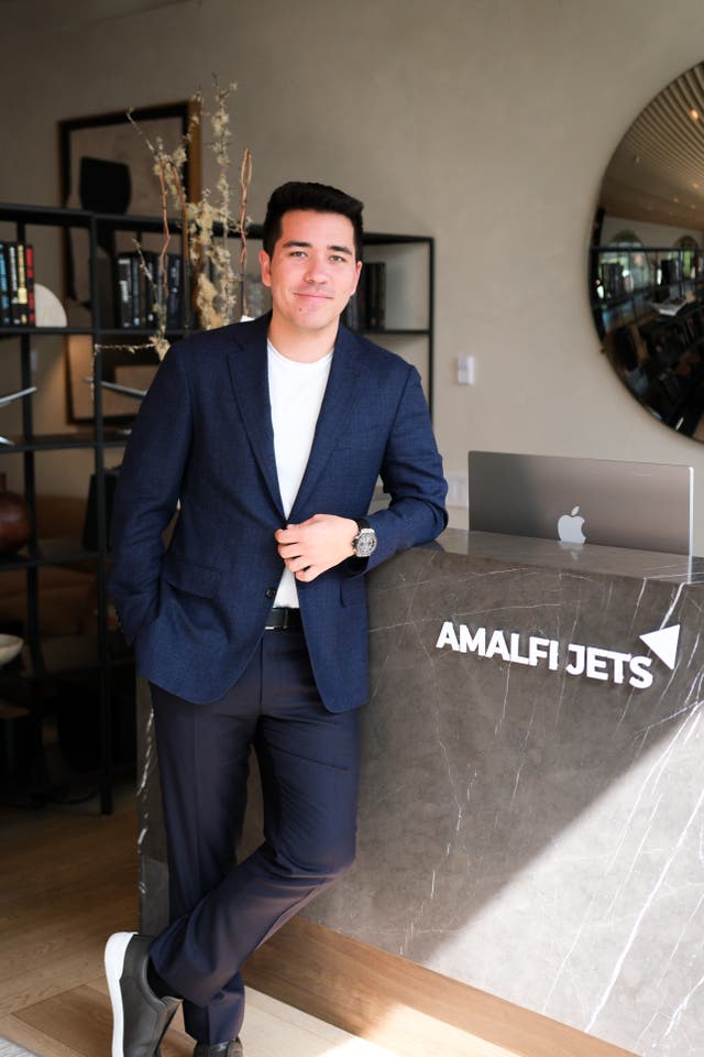 <p>Amalfi Jets founder Kolin Jones, who started the company when he was a teenager, lifts the lid on the world of private aviation with his behind-the-scenes social media posts</p>