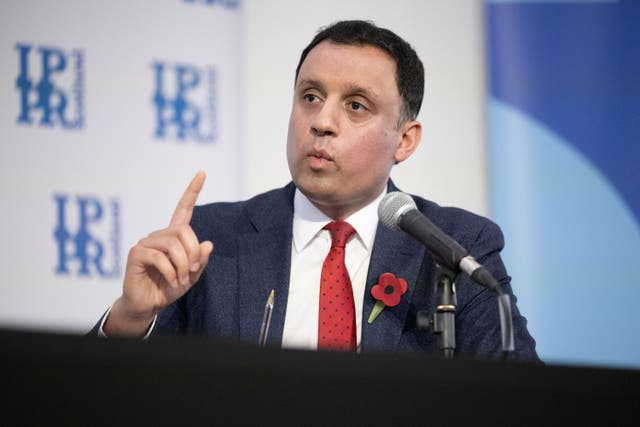 Scottish Labour leader Anas Sarwar said his party was in a ‘fantastic’ position ahead of the 2026 Scottish Parliament election (Lesley Martin/PA)