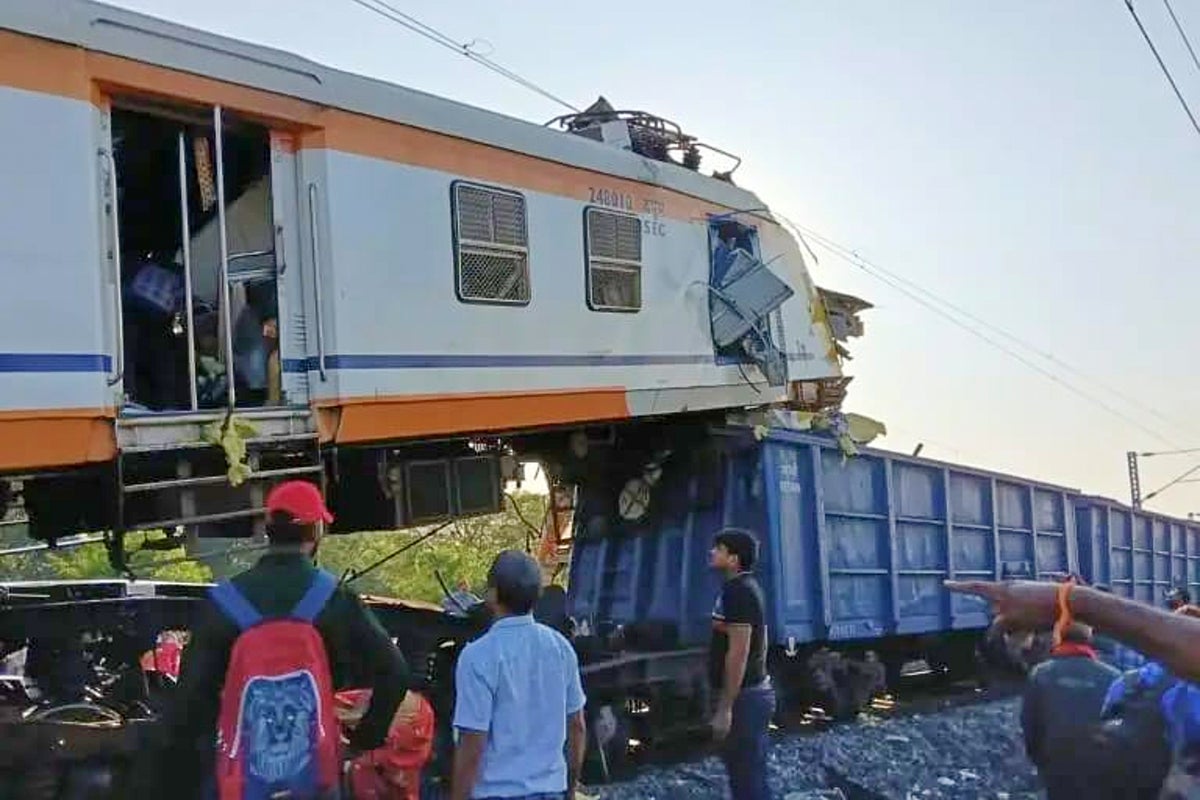 At least 5 dead after trains collide in central India, official says