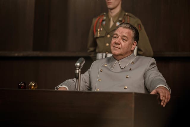 <p>Russell Crowe as Hermann Göring in ‘Nuremberg’</p>