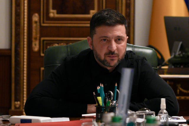 <p>Ukraine's President Volodymyr Zelensky</p>