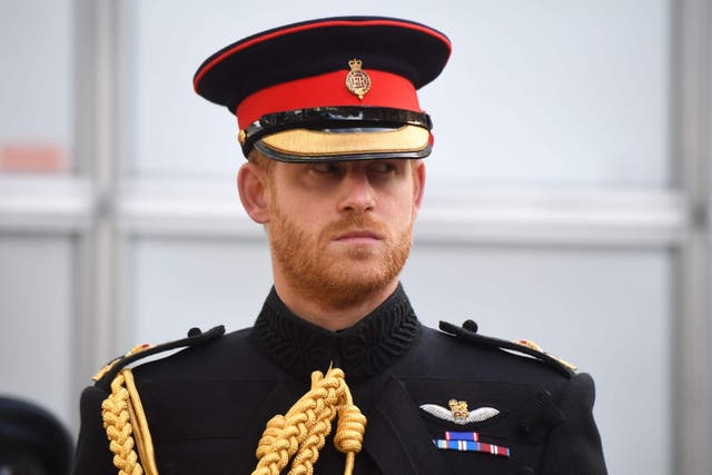 <p>Harry spent a decade in the British forces and took part in two frontline tours to Afghanistan (Jeremy Selwyn/Standard/PA)</p>