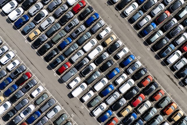 The Society of Motor Manufacturers and Traders said 144,948 new cars were registered in October (Ben Birchall/PA)