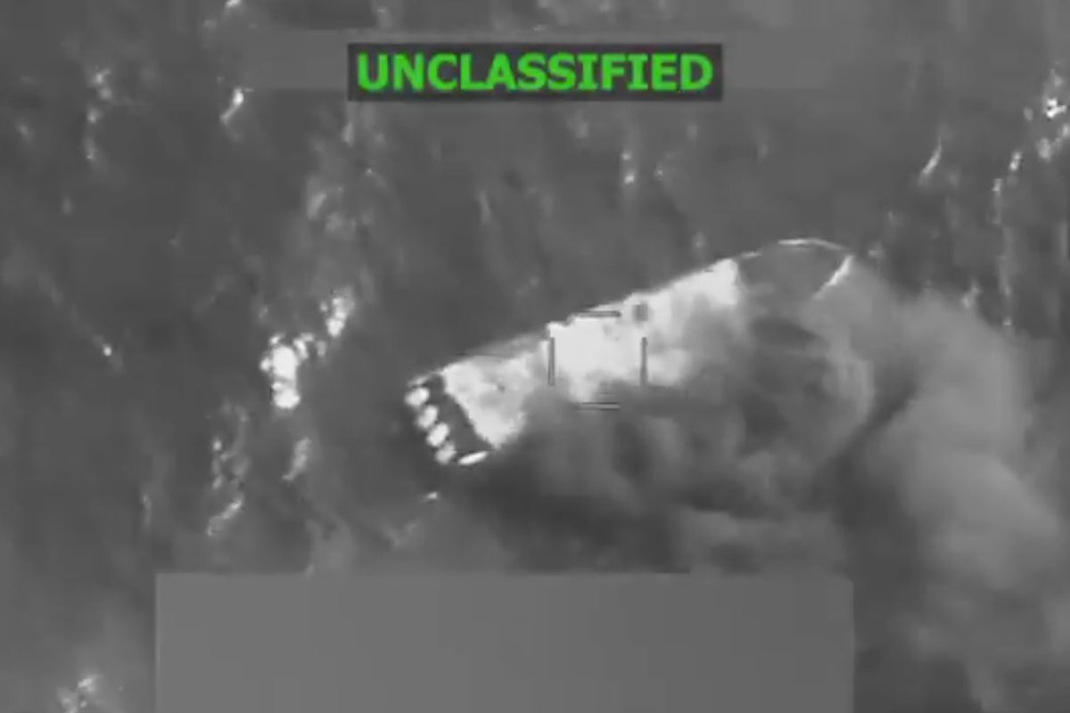 Trump admin blows up another boat it claims was carrying narcotics and kills two men without providing any evidence