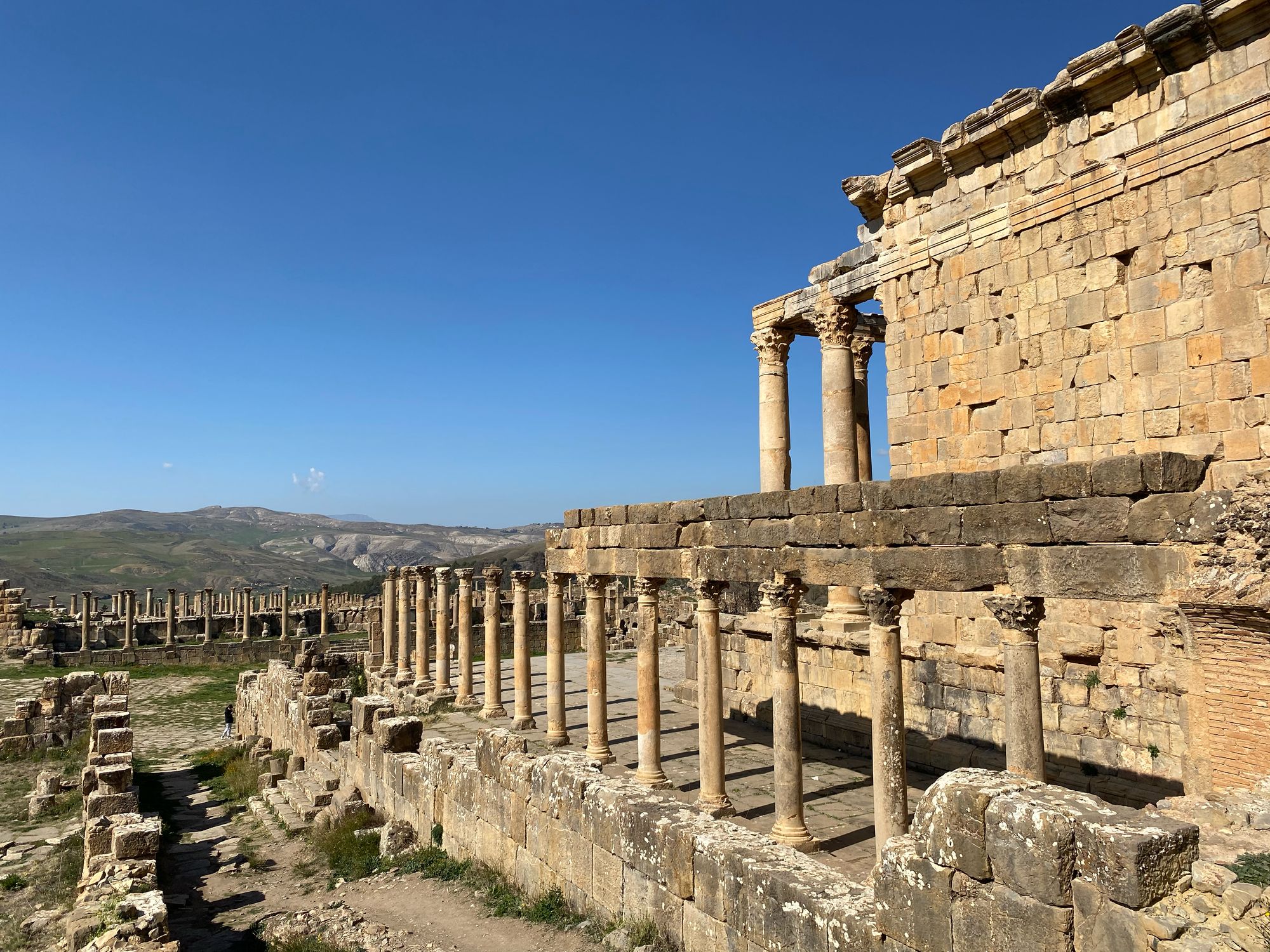 Djemila is as impressive as any Roman ruins site in the Mediterranean