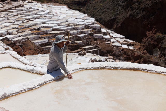 APTOPIX Peru Salt Mines Photo Gallery
