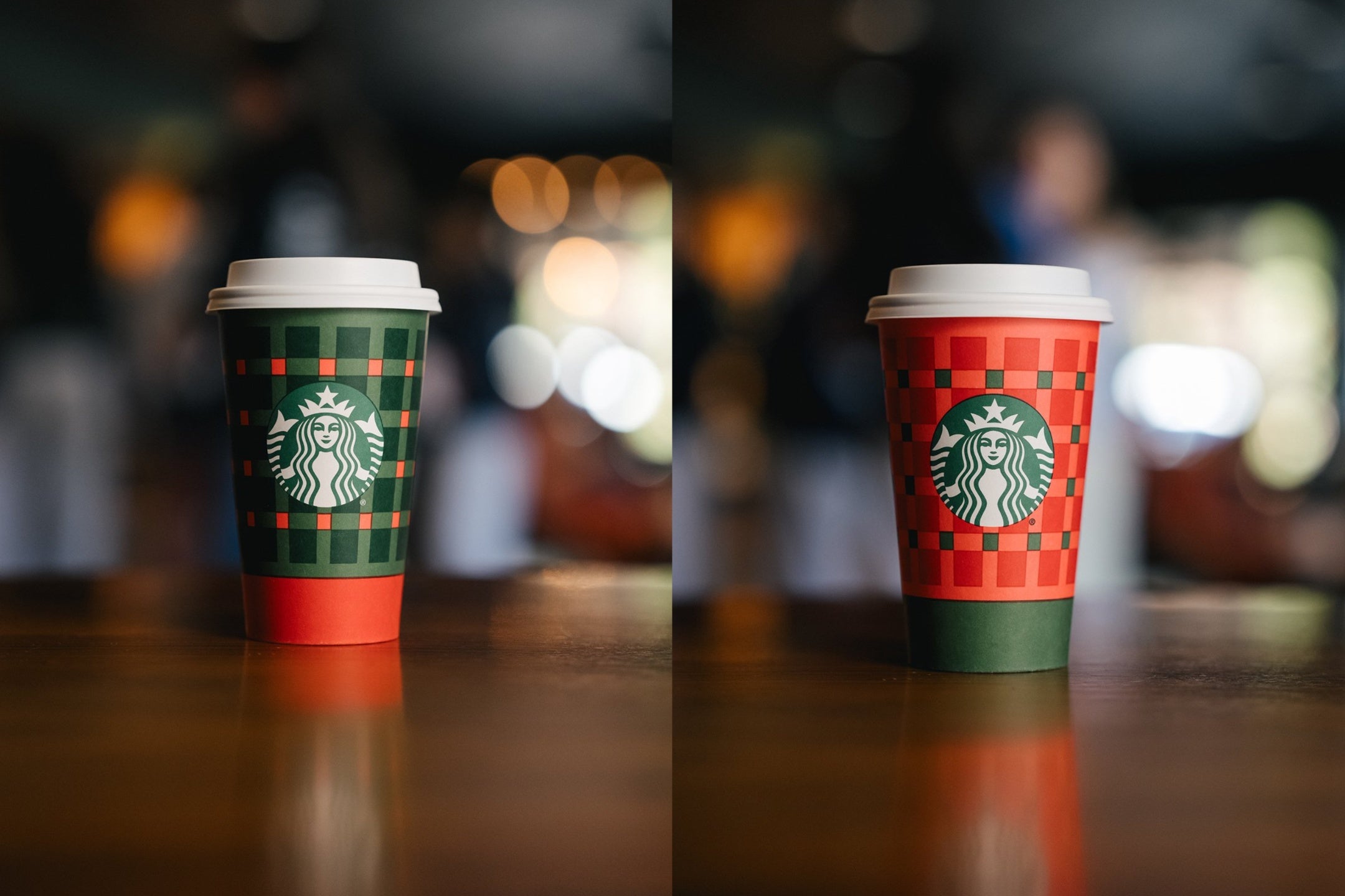 <p>Starbucks' Coffeehouse Plaid holiday cups will be available in stores November 6</p>