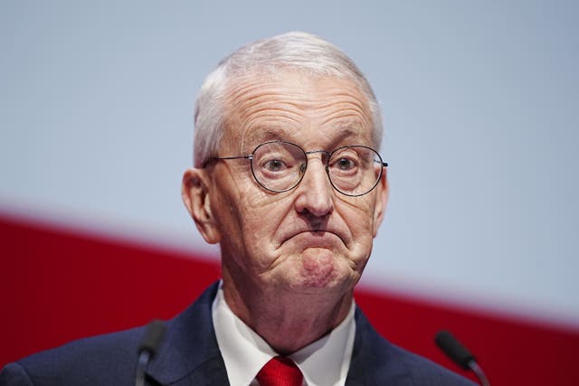 Hilary Benn said the NI Executive had the choice to raise its own revenue (Peter Byrne/PA)