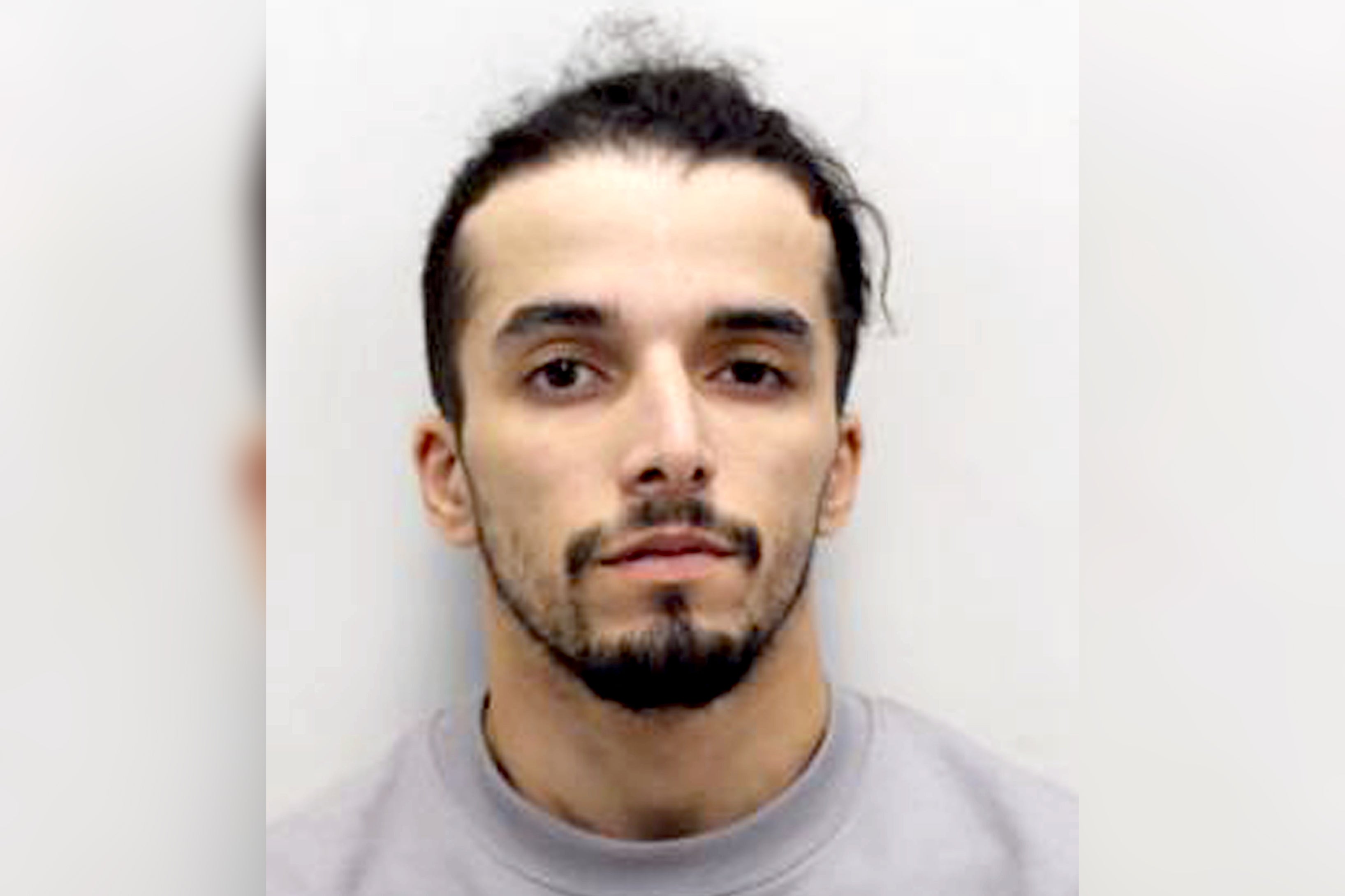 <p>Police have released previous arrest footage of Brahim Kaddour-Cherif </p>