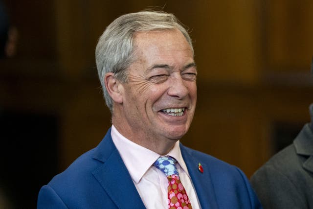 Nigel Farage’s Reform UK party ‘don’t care about the Union’, Kemi Badenoch claimed (Ben Whitley/PA)