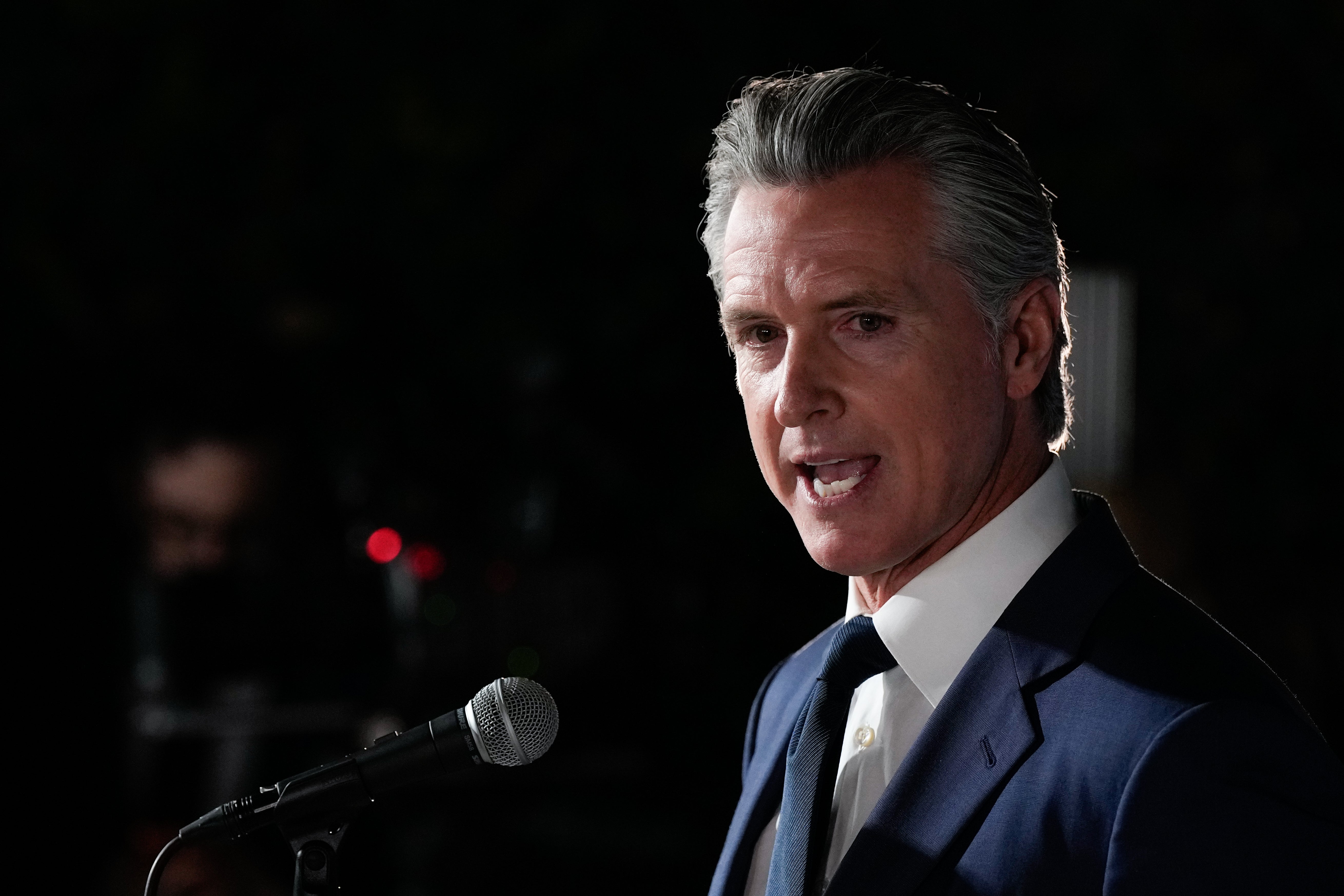 <p>Gavin Newsom has been an outspoken critic of Trump</p>
