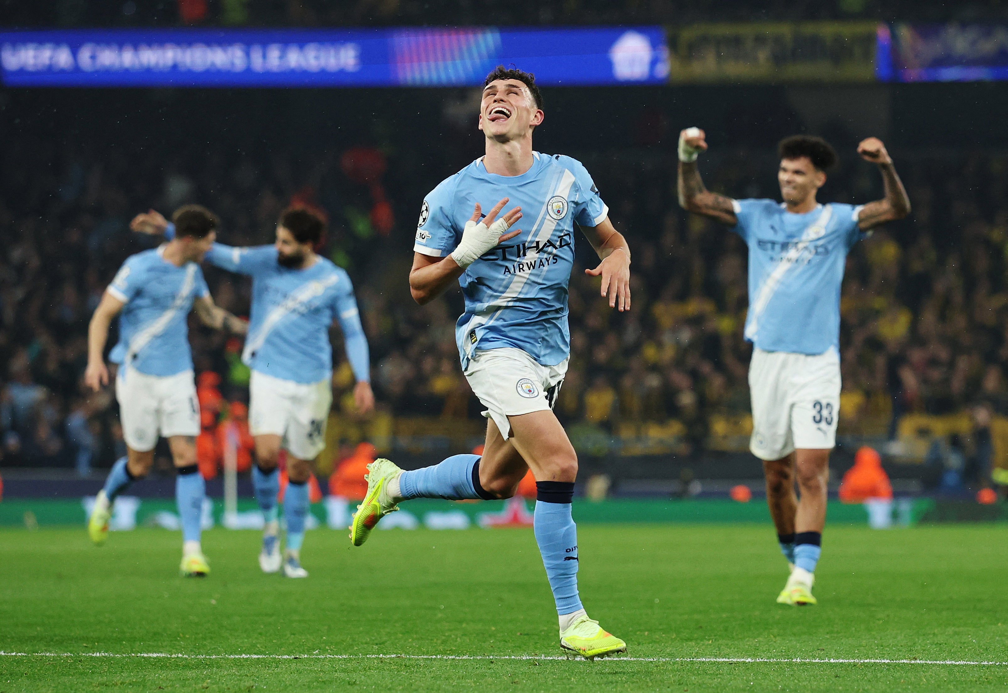 Manchester City are vying for European glory this year