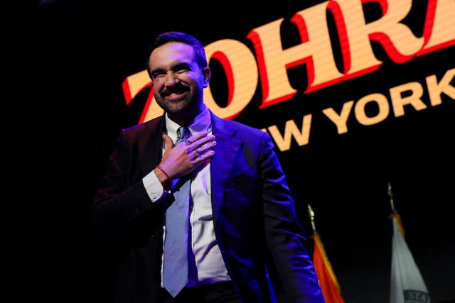 <p>Zohran Mamdani is projected to defeat Democratic former governor Andrew Cuomo and Republican Curtis Sliwa in the race for New York City mayor, marking a seismic shift in city politics and a reckoning for the Democratic Party</p>