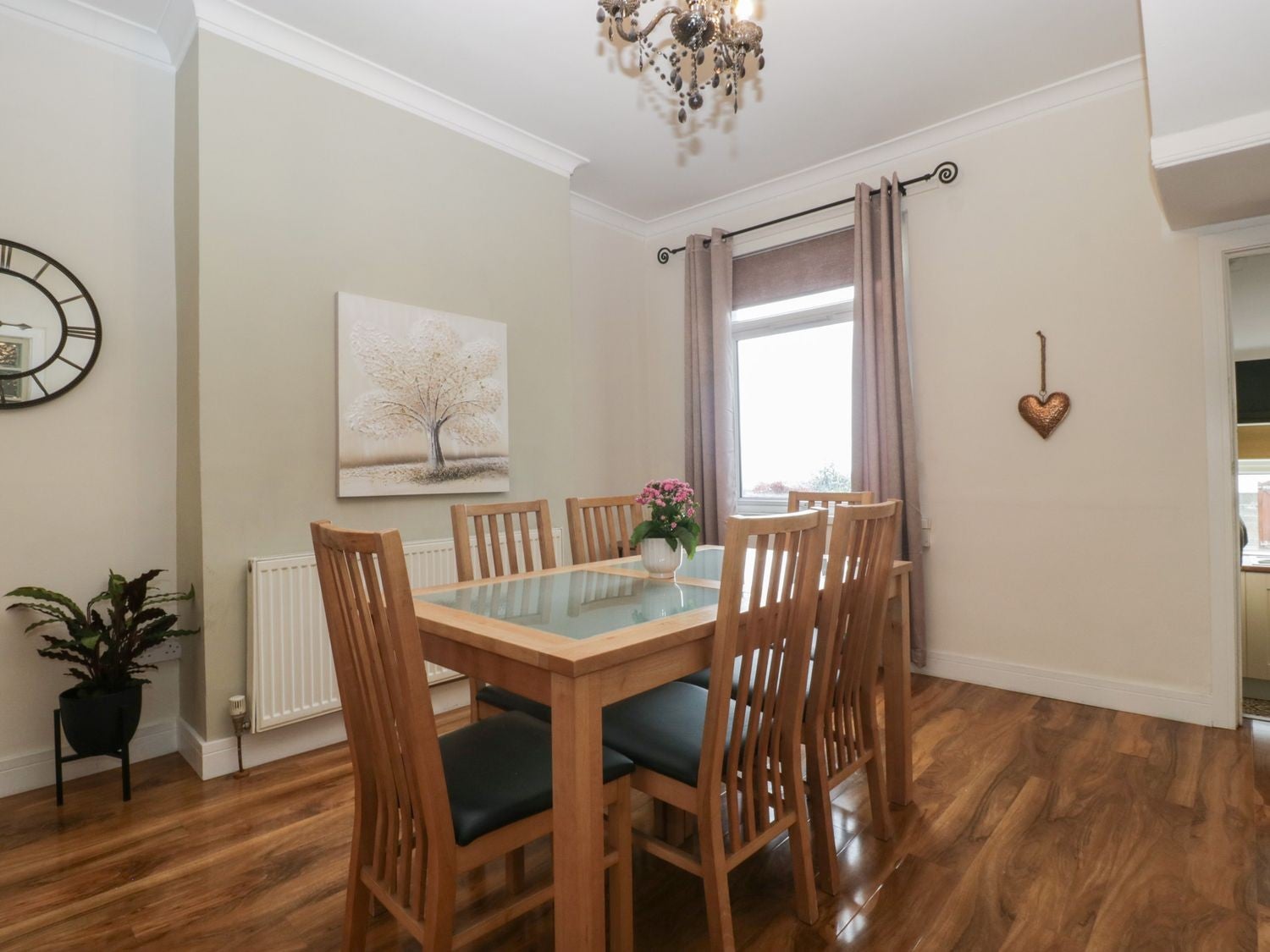 The living room at the Lush House