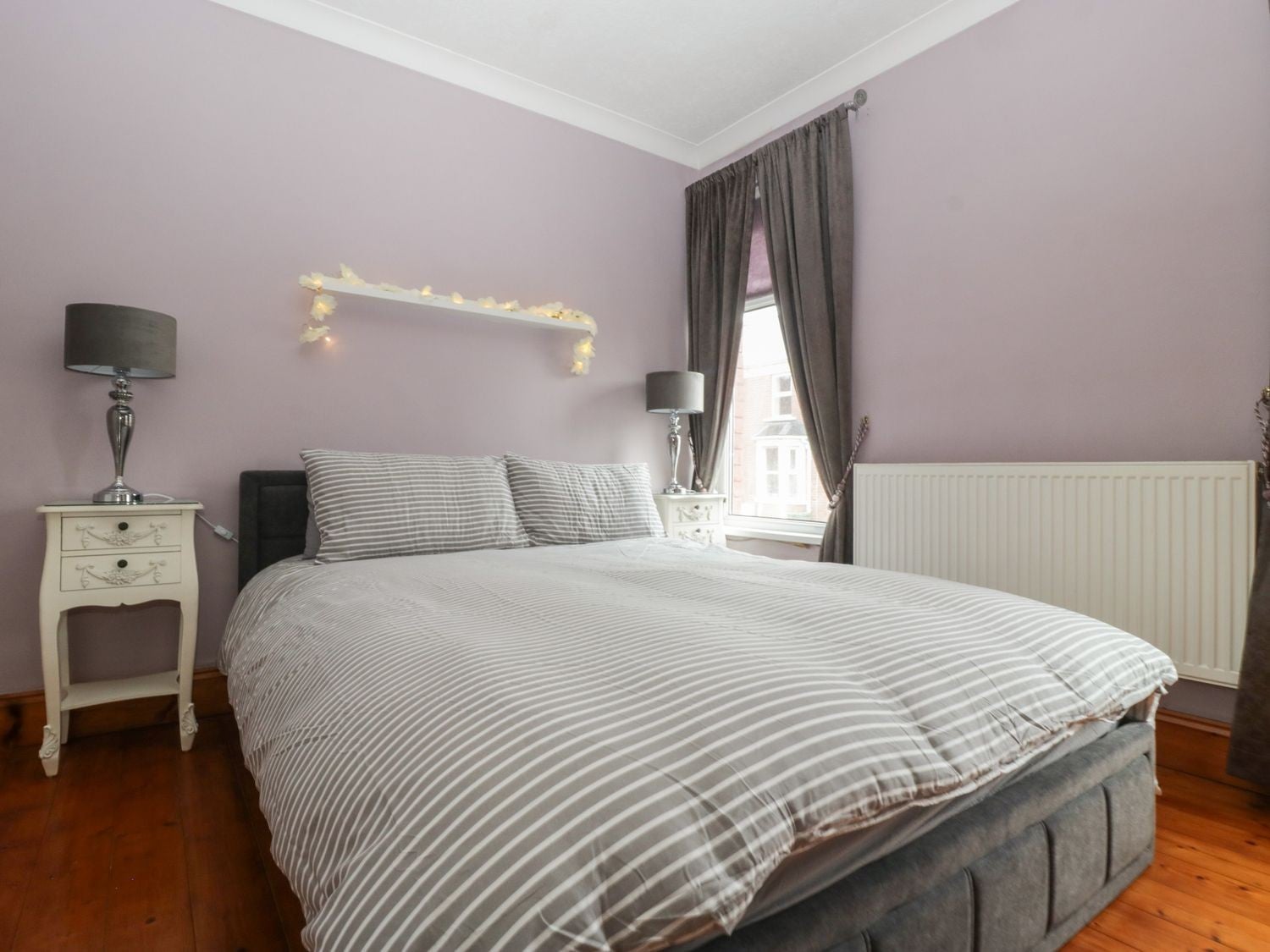 There are two bedrooms at the property