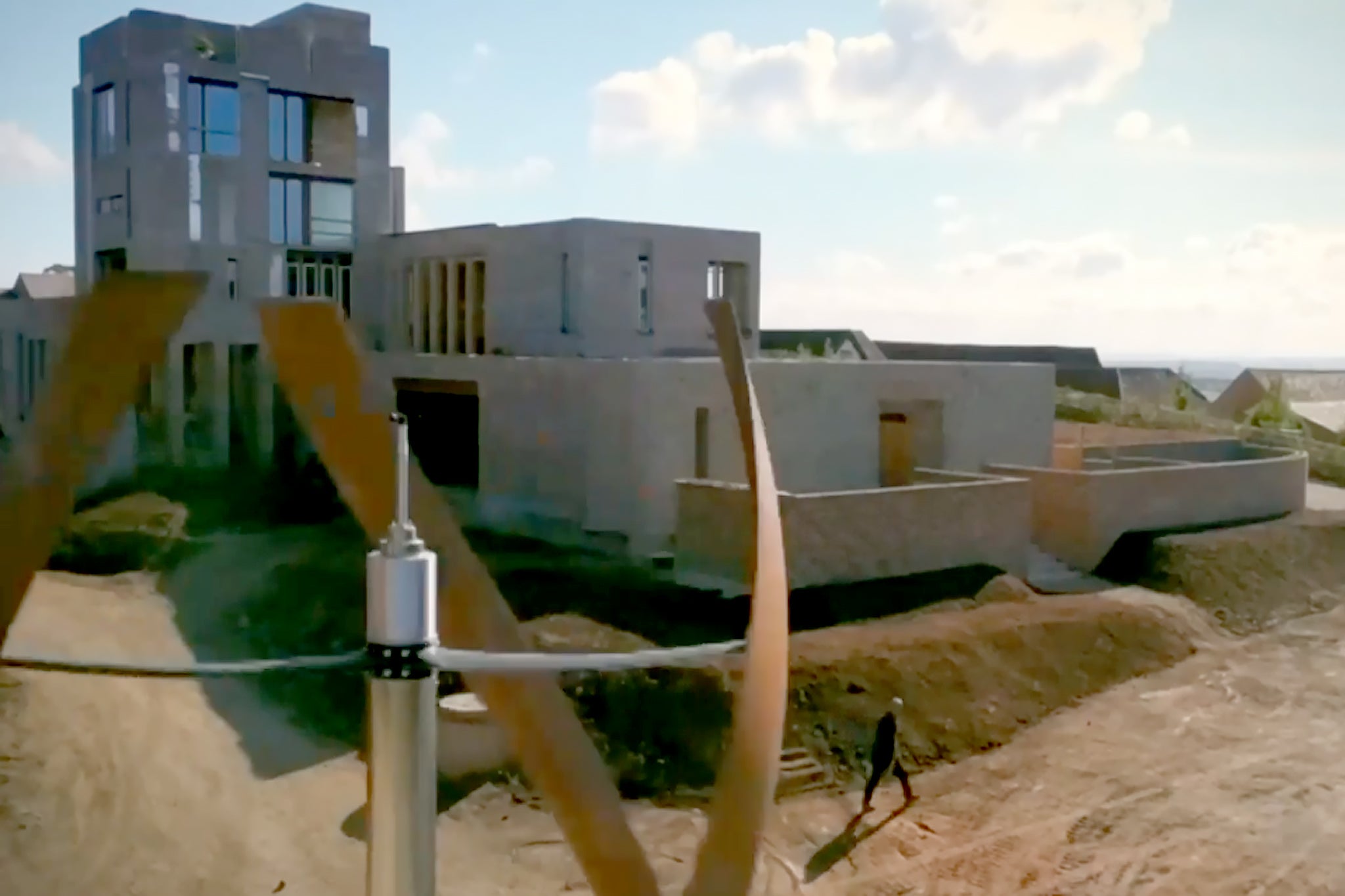 <p>The 21st-century castle is now on sale for £7.9m and has been described as a ‘vanity project’</p>