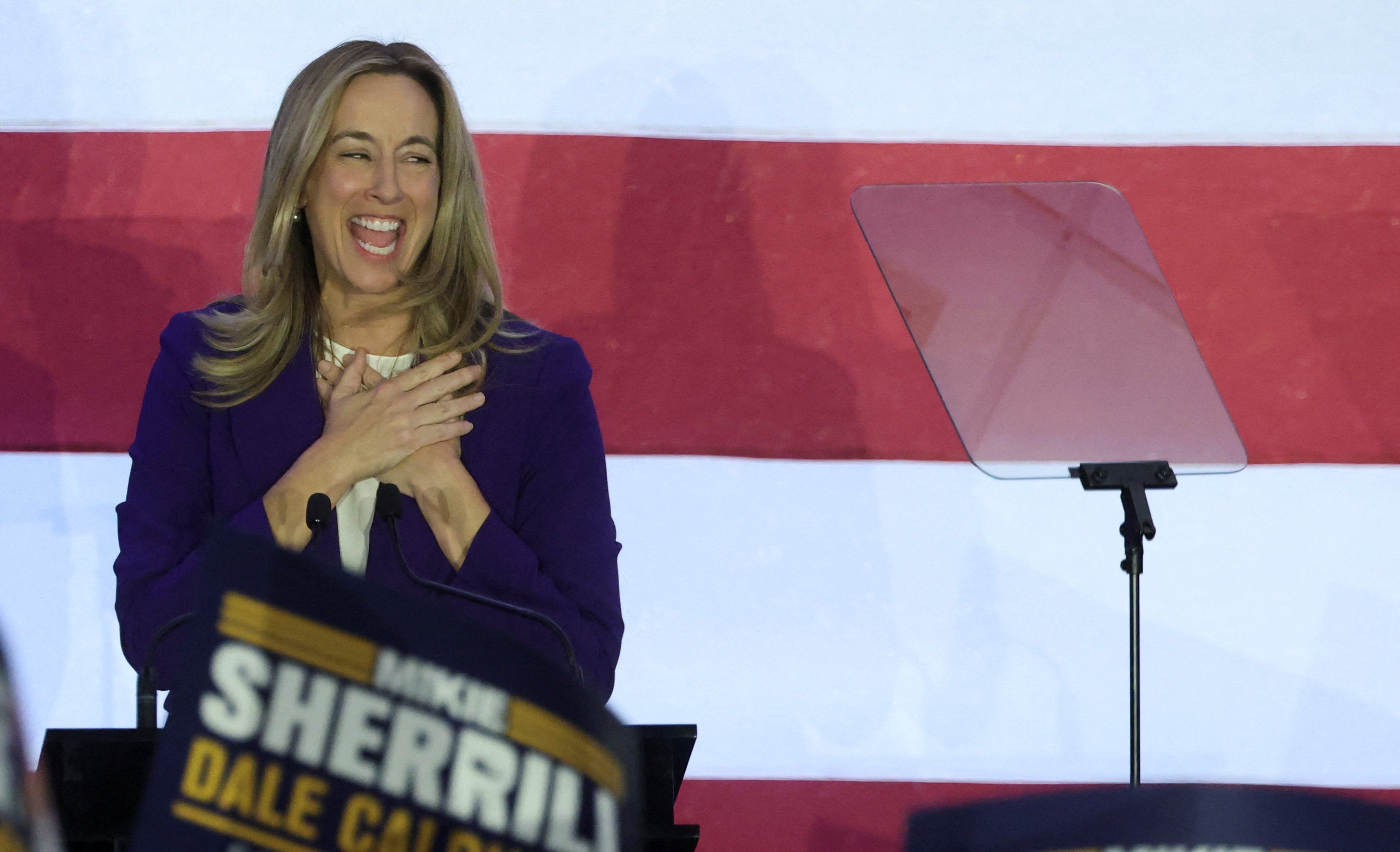 Mikie Sherrill, gov.-elect of New Jersey, has joined Newsom in publicly rejecting what she identified as her party’s lack of urgency around Donald Trump and issues facing voters