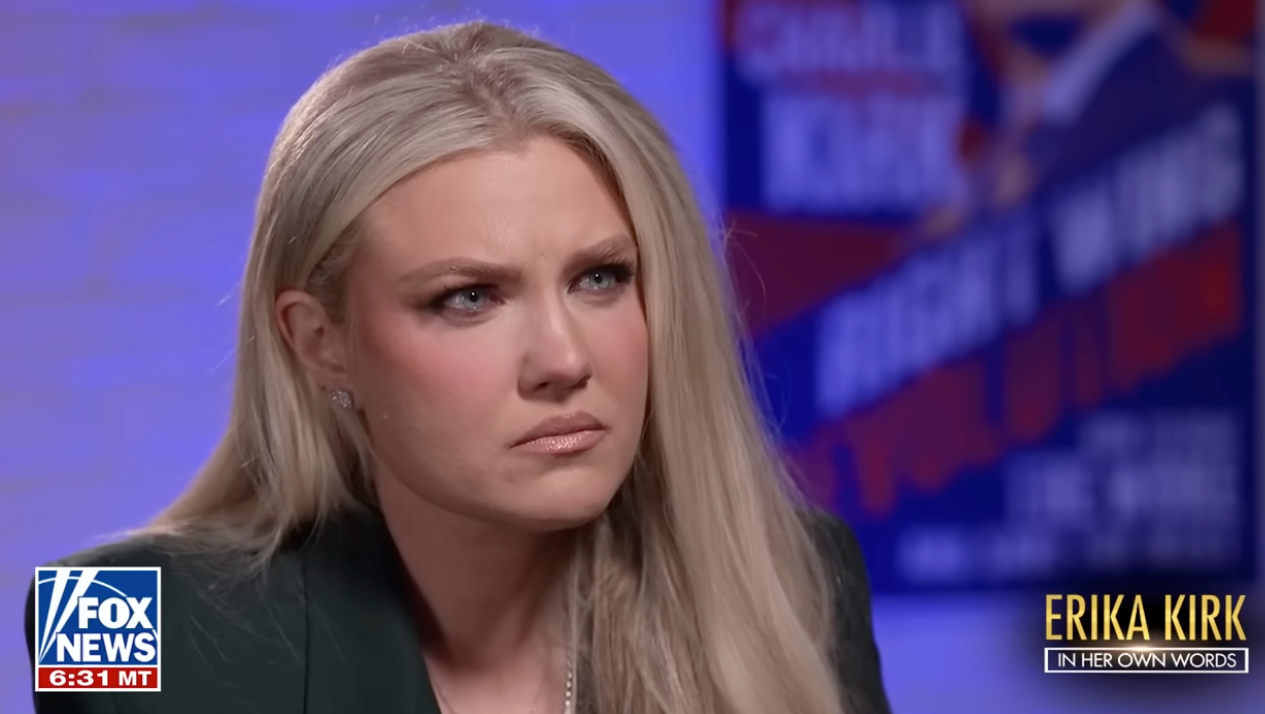 <p>Erika Kirk gave her first TV interview this week after the assassination of her husband, Charlie Kirk</p>