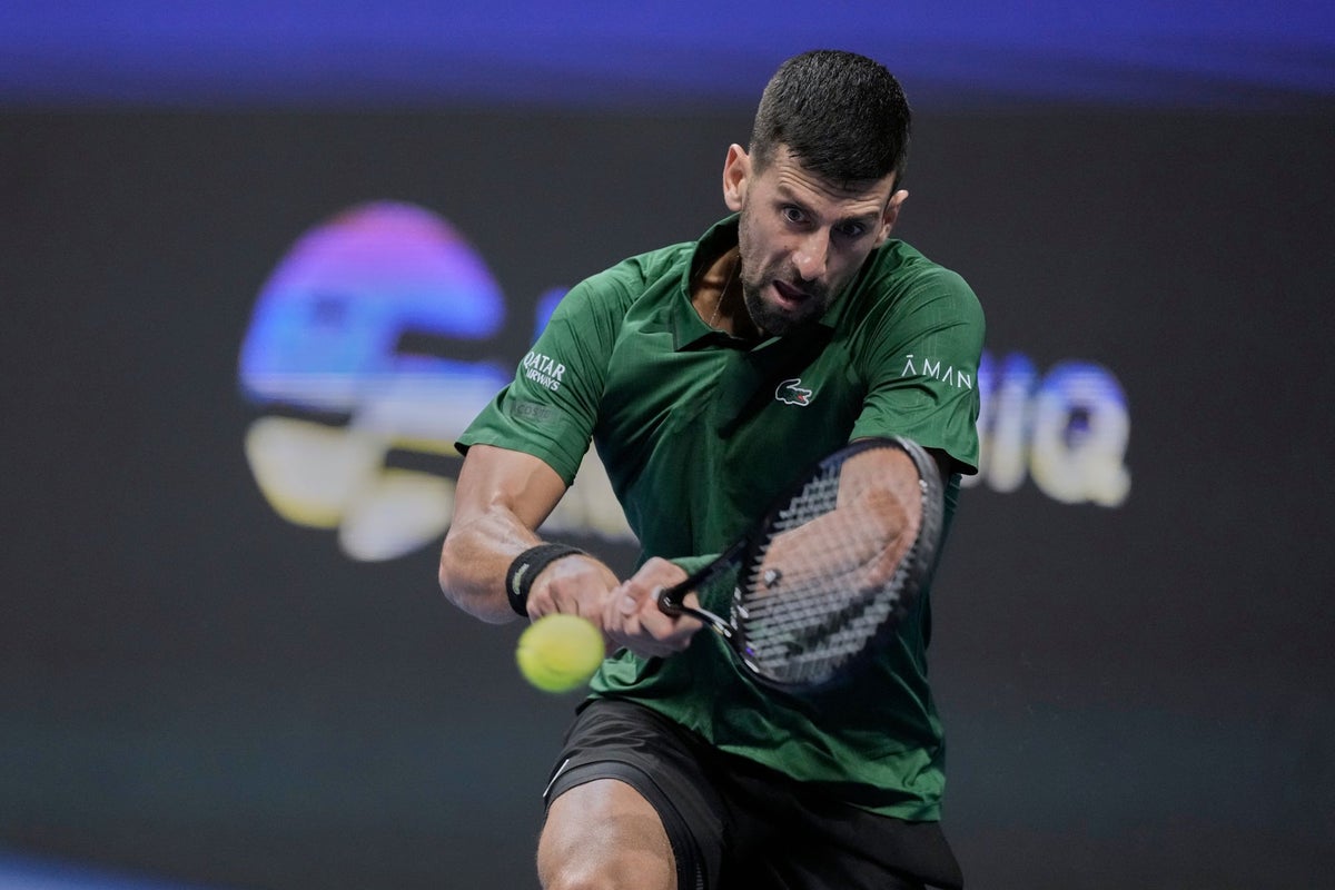 Novak Djokovic included in ATP Finals draw as Carlos Alcaraz and Jannik Sinner groups revealed