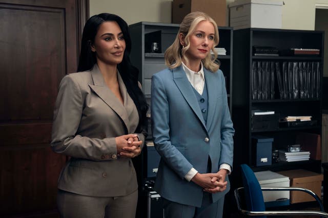 <p>Kim Kardashian and Naomi Watts as divorce attorneys Allura Grant and Liberty Ronson in ‘All’s Fair’</p>