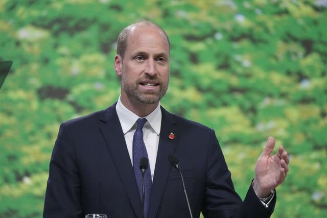 <p>The Prince of Wales speaks during the Cop30 UN climate conference in Belem, Brazil (Aaron Chown/PA)</p>