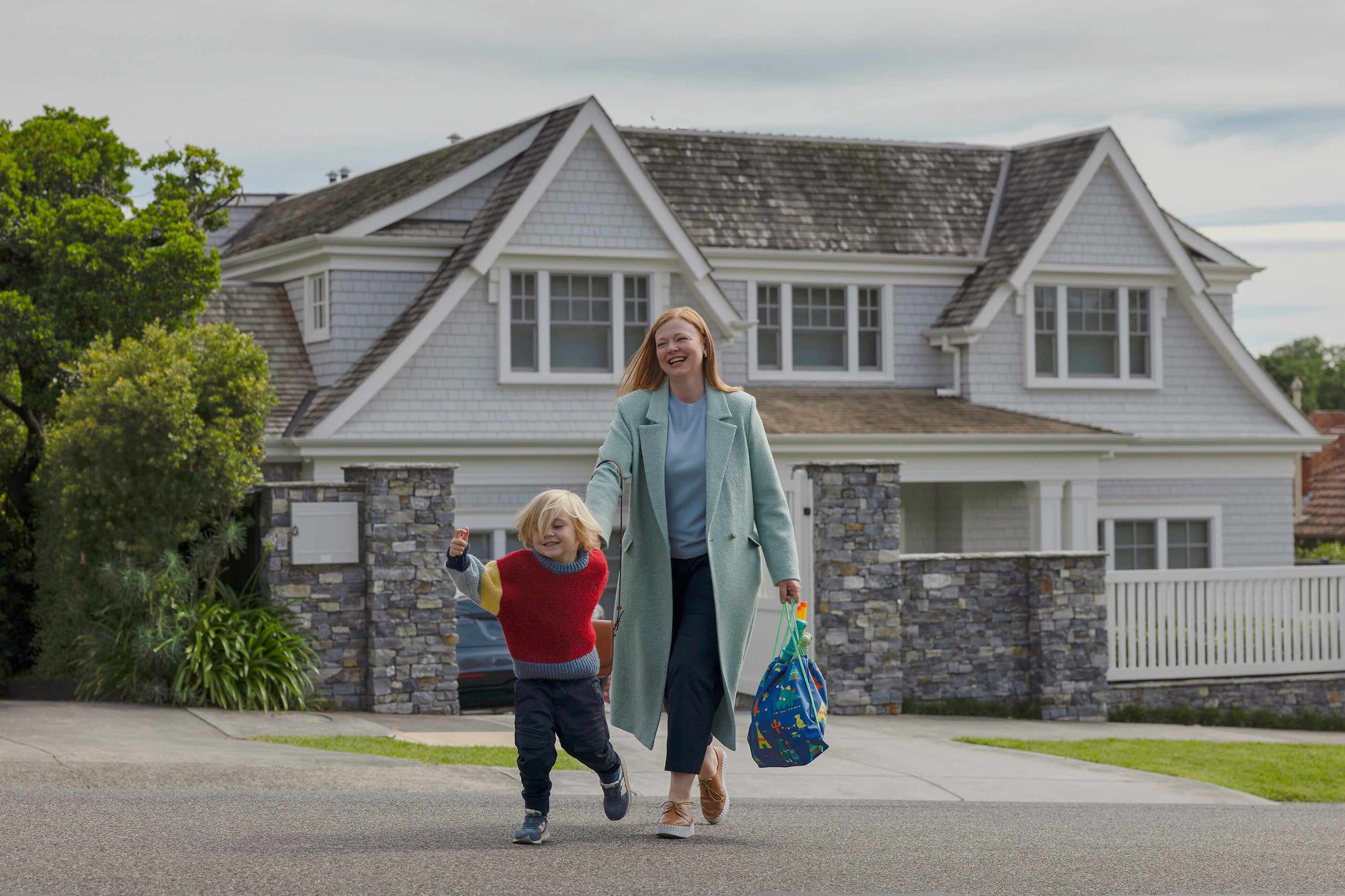 <p>Sarah Snook in ‘All Her Fault’, a thriller about a mum who tracks her child until he goes missing, his online tracker smashed to pieces</p>