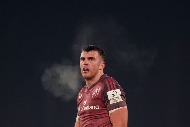 Munster’s Tom Farrell is set for his Ireland debut (Brian Lawless/PA)