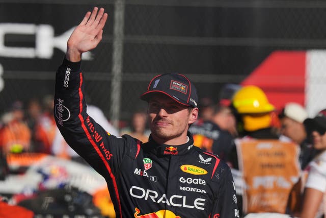 Red Bull driver Max Verstappen says he feels no pressure in Sao Paulo (Fernando Llano/AP)