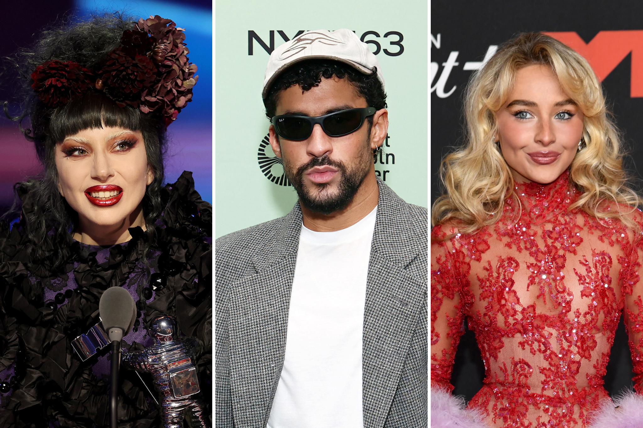 Lady Gaga, Bad Bunny and Sabrina Carpenter are among the major nominees for the 2026 Grammy Awards