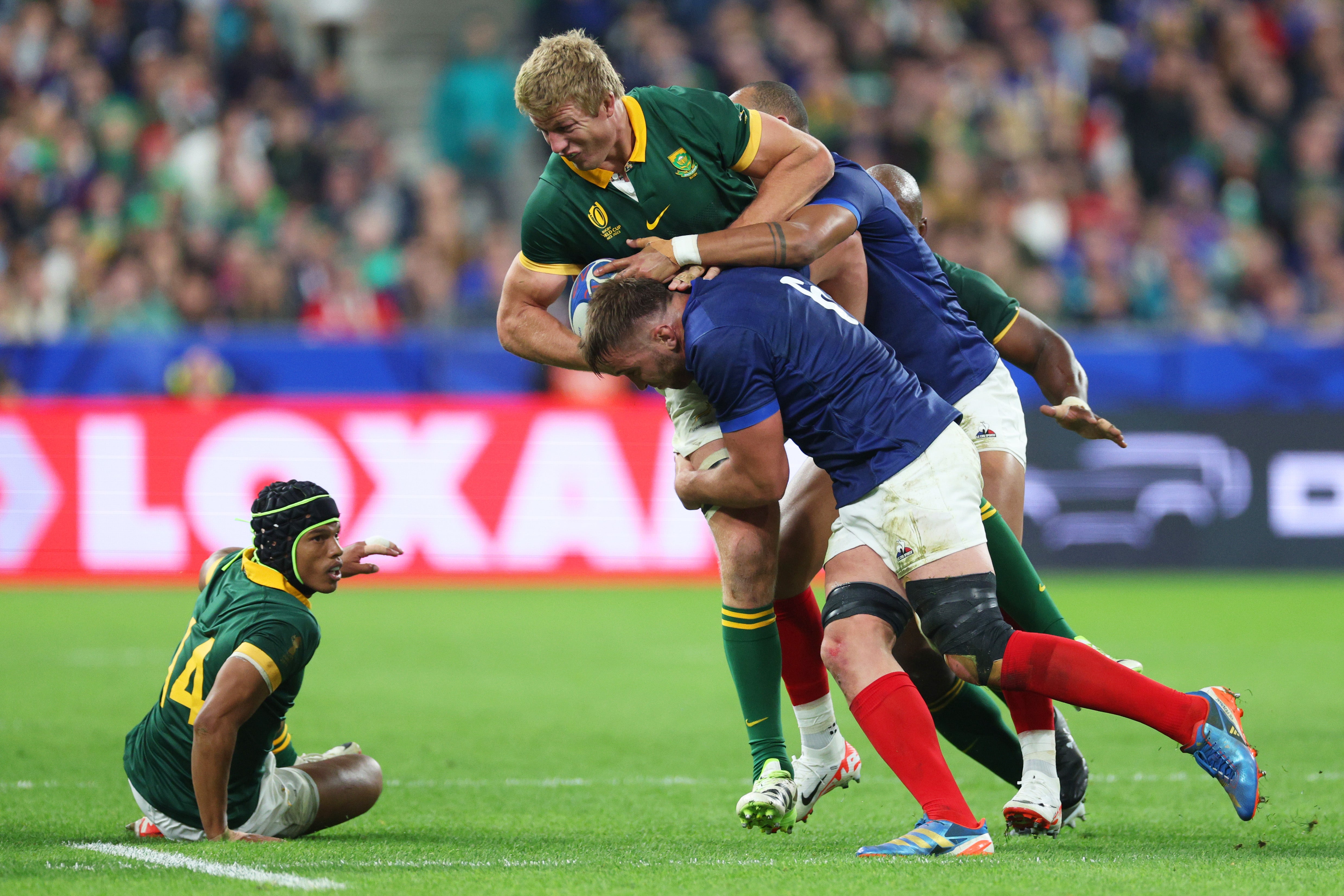 <p>France take on South Africa in a mouthwatering meeting of heavyweights</p>