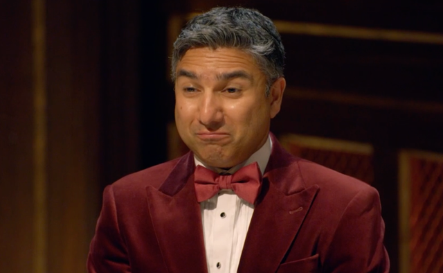 <p>Nick Mohammed turned on Joe Marler in the final</p>