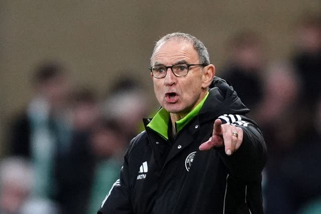 Martin O’Neill saw his Celtic side well beaten (Andrew Milligan/PA).