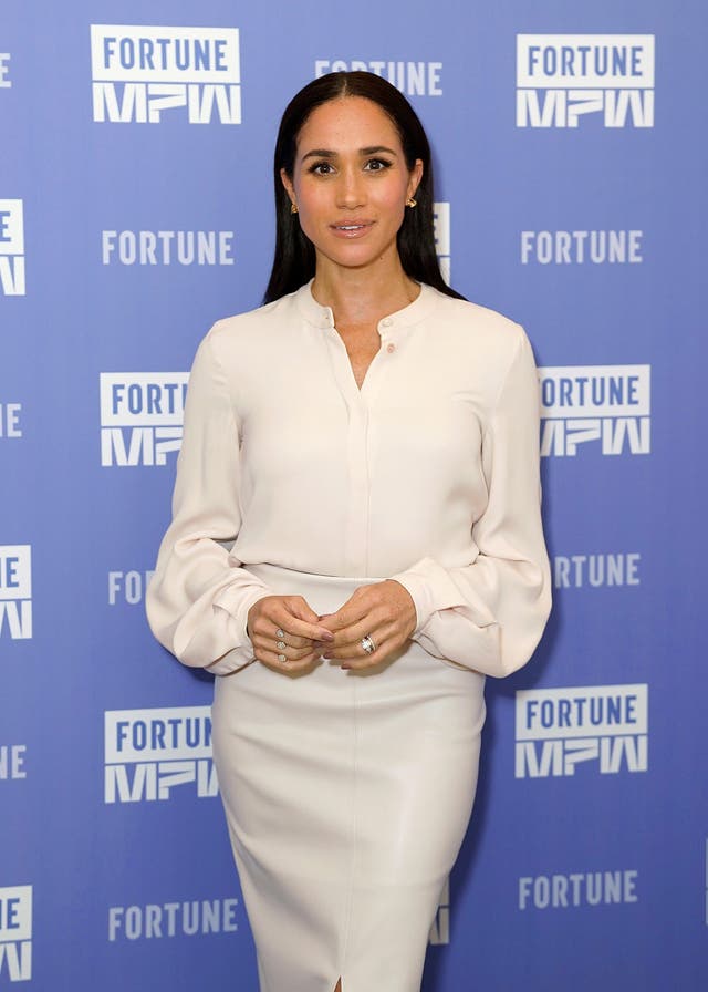 <p>Meghan Markle at the Fortune Most Powerful Women Summit 2025 </p>