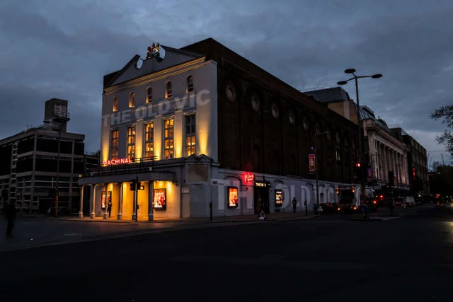 The Old Vic is situated on Waterloo Road near London’s Southbank (Alamy/PA)