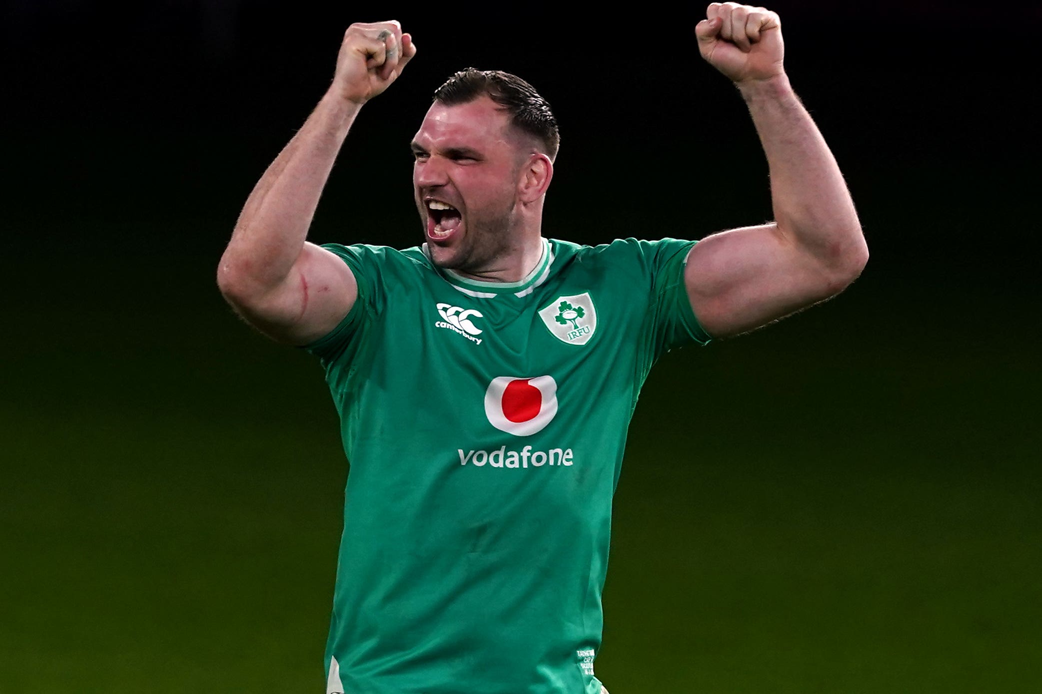Ireland lock Tadhg Beirne successfully appealed his controversial red card against New Zealand (Brian Lawless/PA)