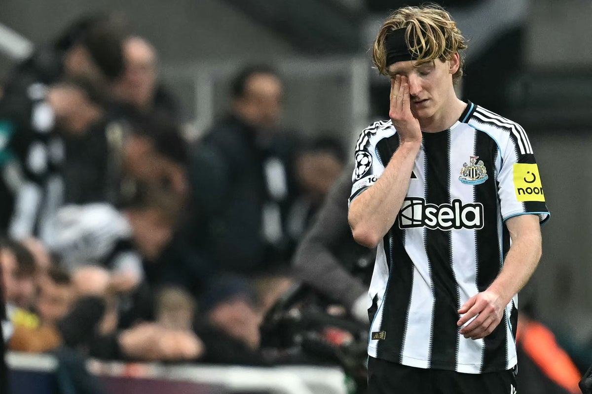 Anthony Gordon a major doubt for Newcastle’s trip to Brentford as Eddie Howe provides injury update