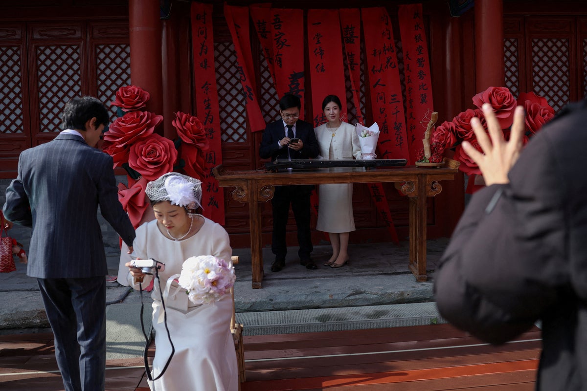 China allowed couples to get married anywhere they want. The results are huge