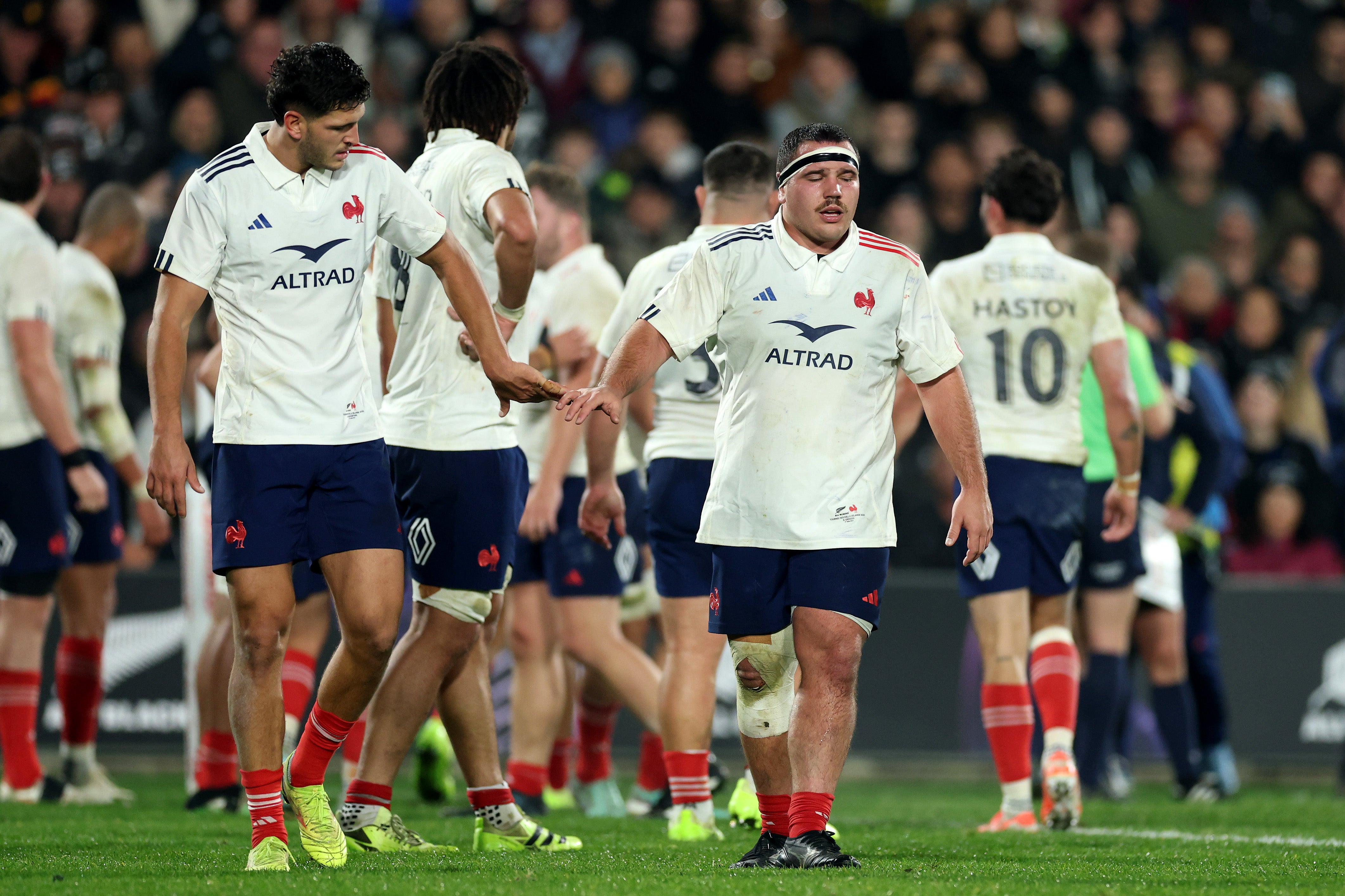 Baptiste Erdocio (right) has a tough task tonight