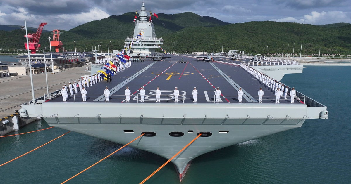 Xi attends launch of China's state-of-the-art Fujian aircraft carrier | The Independent